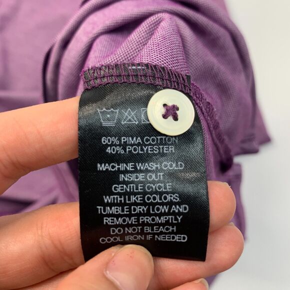 Zachary Prell Polo Shirt Mens XXL 2XL Crocus Short Sleeve Pima Cotton Blend Golf - Picture 6 of 9